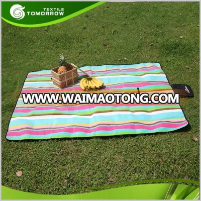 Wholesale Oeko-Tex certified printed soft adult waterproof picnic blanket