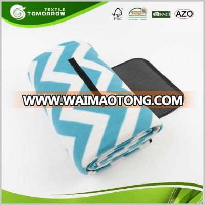 Top quality portable printed folding outdoor sand free beach mat