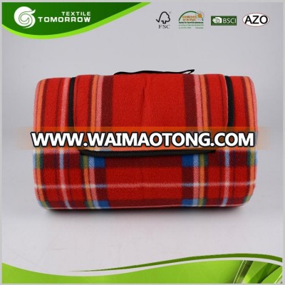 Wholesale custom fleece outdoor sand proof waterproof beach blanket