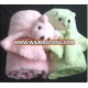 High quality muslin swaddle baby products mink baby blanket with toy made in china factory